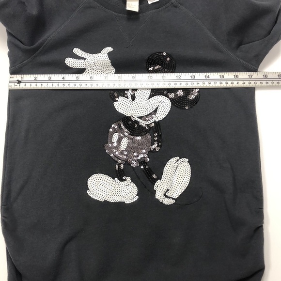 MICKEY Mouse Sequin Maternity Sweatshirt Small - Picture 9 of 9